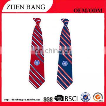 Custom Good Quality Company Uniform silk Necktie With Logo