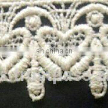 laces - Fancy floral thin rigid lace for garment lace trim