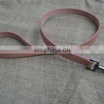 Pain Leather Dog Collar and Leash photo-6