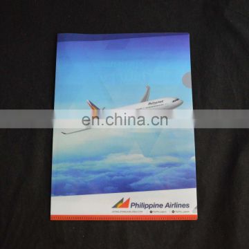 UV printing clear plastic a4 size file holder