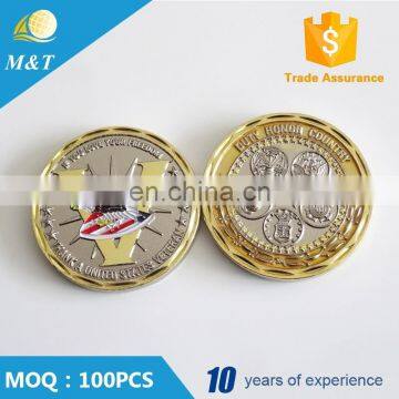 Manufactory Production Custom Gold and Silver Metal Coins photo-3