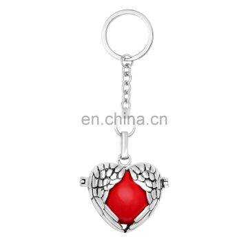 Jewelry Manufacturer wholesale custom cheap angel wing keychains in bulk keychain maker