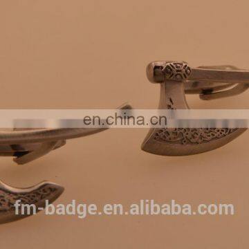 New Design Vintage Axe Custom Shirt Cufflinks Retro Chopper Hatchet Axe Ax Cufflinks Cuff Links Contemporary Promotional photo-2