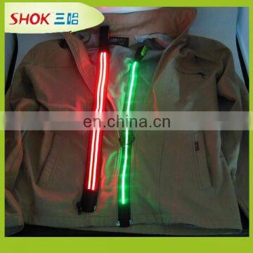 2015 hotsale flashing nylon led light zipper slider China supplier