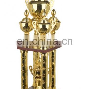 Fashionable new design wooden trophy columns for souvenir Sport