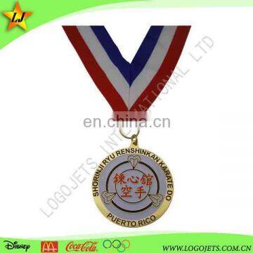 Hot seller zinc alloy brass gold medallion custom metal award medal