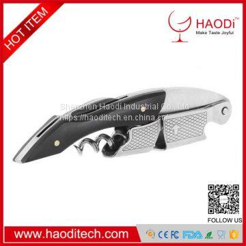 Waiters Corkscrew Premium Wine Opener Ebony wood Handle wine opener Stainless Steel Double Hinged bottle opener