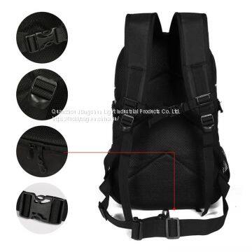 Advocator Motorcycle Men Backpack With Rain Cover Black School Rucksacks Packsack Daypack Shoulders Bags Knapsacks for Traveling&Biking&Camping&Outdoor Sports photo-2