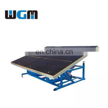 weili hot sale manual glass cutting table