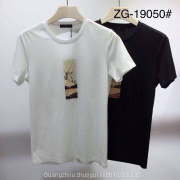 Men’s Fashion Design New Style T-shirt Clothing From Factory2019 Fashion Style Sink Cotton T-shirt