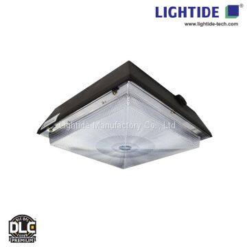 DLC Premium 12x12 90W LED Canopy  Lights with motion sensor and 5 yrs warranty