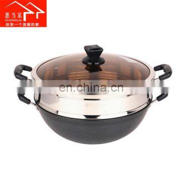 Multi-functional cast iron  Electric Steamer Cooking Pot  for home