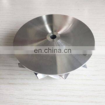 GTX3076 6+6 лопастей, диаметр отверстия 58.00/78.13 мм: 6.00, высокопроизводительный турбофрезерующий/алюминиевый 2618/массивный компрессорный колесо для автогонок photo-3