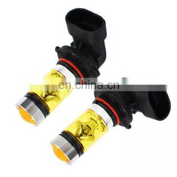 2X 9006 YELLOW Fog Driving Light Bulbs for HB4 100W Samsung 2323 LED 4300K