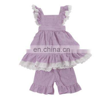 2018 Hot sale wholesale  baby girl boutique clothing sets