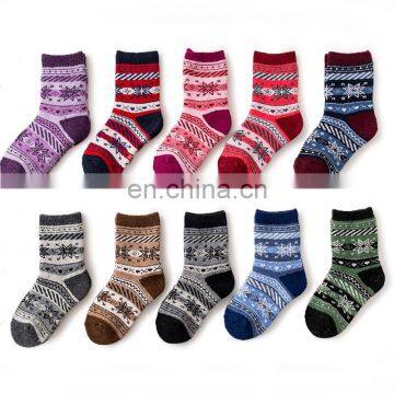 2020 new arrivals kids winter socks high quality fake wool girls socks thermal baby socks