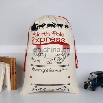 Gift Bag Christmas 50 Styles Drawstring Canvas Santa Sack Rustic Vintage Christmas Stocking Bags Decoration photo-6