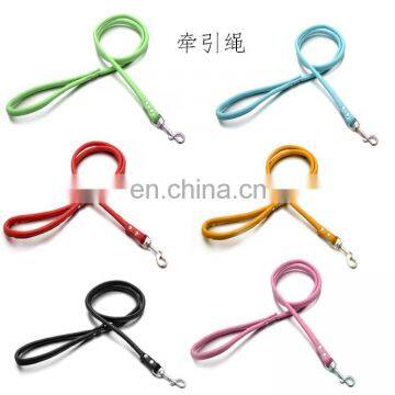 PU weave simulation leather small pet dog leashes rope