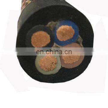 H07RN-F 450/750V EPR/PCP Trailing flexible rubber cable single core 1x300MM2 MULTICORE 2X2.5mm2 3x1.5mm2 PCP sheath