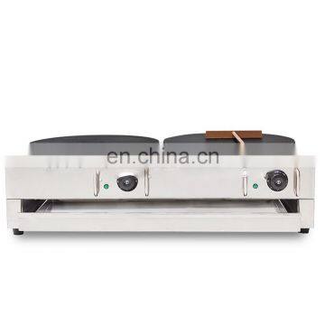 double electric crepe machine, pancake making machine on sale