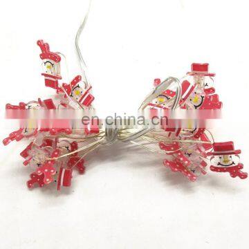 Led Safety Holiday Curtain String Lighting Home Christmas Tree Decoration Snowman Fairy Lights Strip Light Decor Indoor Outdoor photo-3