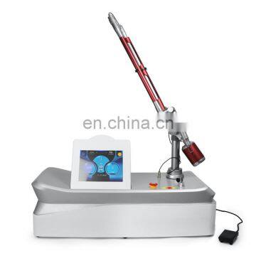 portable freckle yag 755nm picosecond laser tattoo removal machine with focus lens array