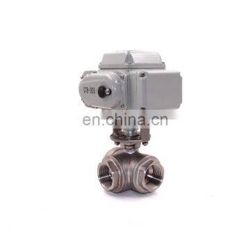 DC24V  AC220v Industrial Automation 4-20mA Electric Water UPVC Plastic Ball  butterfly Actuator Small Operated Valve