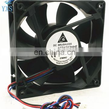 AFB1212HHE 12038 12CM 4Wire Temperature Control 12V 0.7A 120*120*38MM Cooling Fan