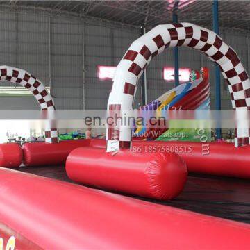 Cheap Price Inflatable go Kart Track Inflatable Race Track Inflatable Zorb Ball Track for Sale photo-4