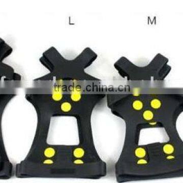 Durable Rubber anti-slip shoes cover snow shoe cover