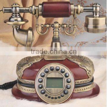 caller id antique decorative corded telephone