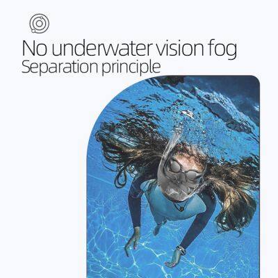 Customer Logo Diving Set No Atomization Waterproof Cloth Ultra-short Exhaust Passage Snorkeling Mask photo-2