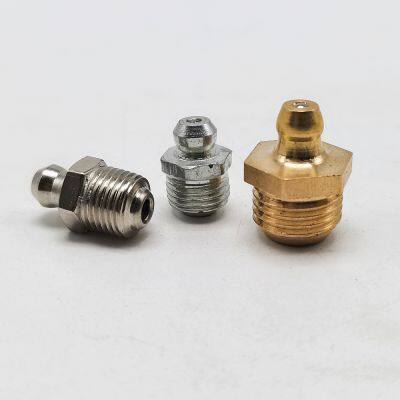 Brass Straight Grease Fitting M6x0.75mm Metric Thread Hydraulic Grease Fitting photo-4