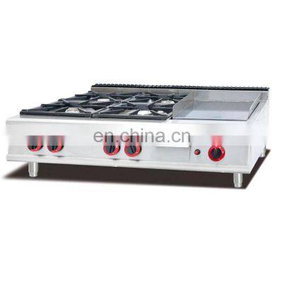 Commercial Table Top Gas Stove With Char-Boiler photo-2