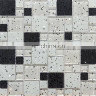 8mm Thickness Hotel Project Mixed Material Mosaic Tile Mosaic Pins Pastilha Glass Mosaic Tile photo-3