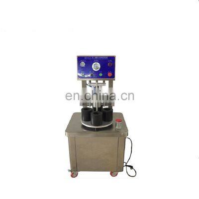 BZX Semi automatic Cap Vacuum Capping Machine For Glass Bottle