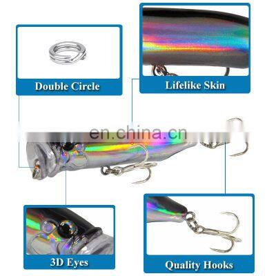 Hot Selling 7cm 9.4g New Popper Luya Bait Floating Bait photo-4