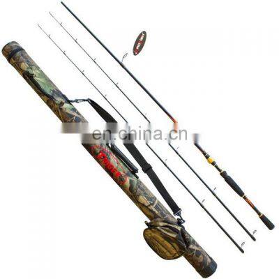 2 section carbon spinning casting lure fishing rod 5kg