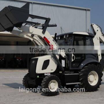 Wheel Loader With Front End Loader and Backhoe photo-2