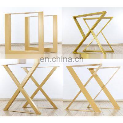 Table Legs Heavy Duty Furniture Office Dinning Desk Cast Iron Steel Coffee Dining Metal Luxury Modern Gold Table Legs For Table