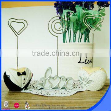 Wedding Souvenir Innovation Metal Wire Photo Holder photo-3