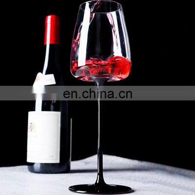Unique Valentines Restaurant Wholesale Crystal Portable Pink Goblet Wedding Rose Wine Glass photo-2