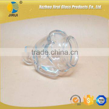 Lovely Shape Glass Candy Jar With High White Material