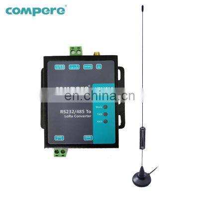 Wireless lora sensor RS485 RS422 serial port to lora transmitter receiver module