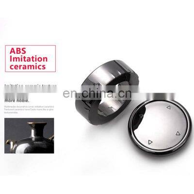 RTS Autoaby Car Multimedia Button Knob Cover Ceramic For BMW X1 F25 X3 X5 F16 X6 1 2 3 5 Series F10 F20 F30 F34 Auto Interior photo-5