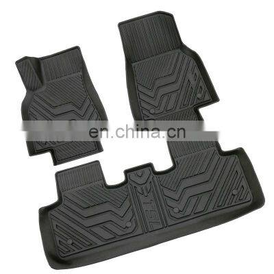 Factory All Weather Car Floor Mats For 2021 Tesla Model Y Customized Car Floor Liners Interior Accessories