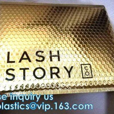 Metallic Foil Bubble Envelope, Ziplock Bubble Bags, Postal Mailing Envelopes, Aluminized Foil Bubble Maile photo-2