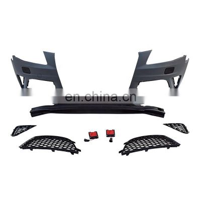 car bodikits Front bumper frame for Audi A4 RS4 car body kit without front grill car front bumper 2008 2009 2010 2011 2012