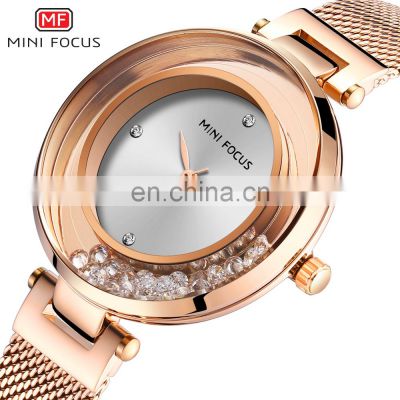 MINI FOCUS MF0254L Women Watches Luxury Brand Fashion Ladies Wristwatch Waterproof Luxury Quartz Ladys Watch