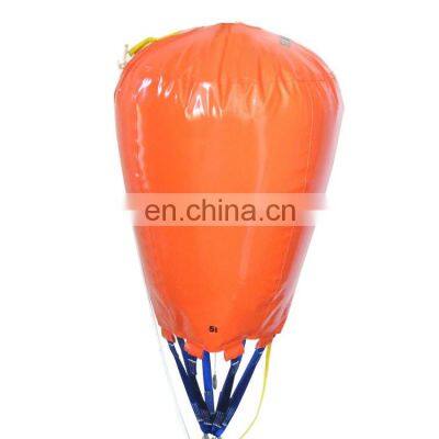 marine ship equipments 1500kg dive ballon underwater salvage lift bags